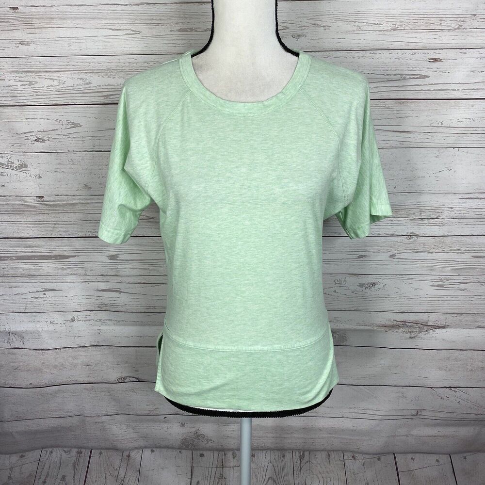 Adidas Stella McCartney Barricade Practice Tee Size 32 XS Heathered Green